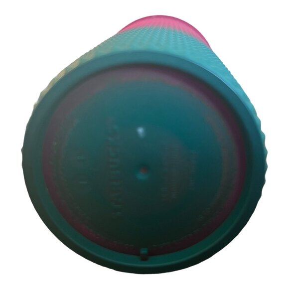 Starbucks Disney Christmas Cup Mickey Studded Tumbler 24 oz Venti Red Green - Picture 9 of 11